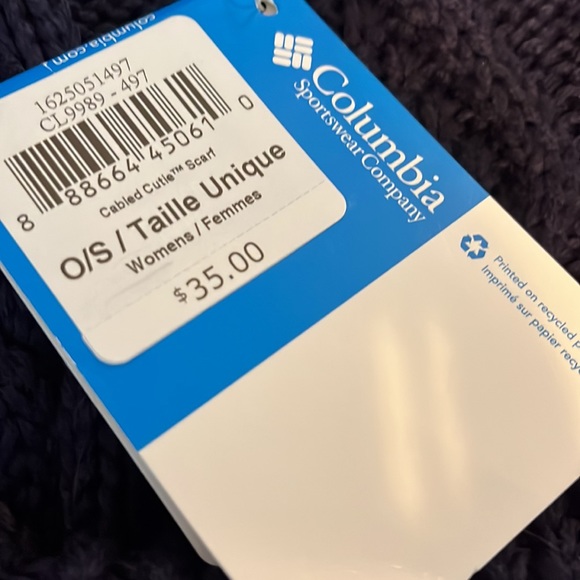 ❄️NWT Columbia Knit Scarf Purple - Picture 4 of 4
